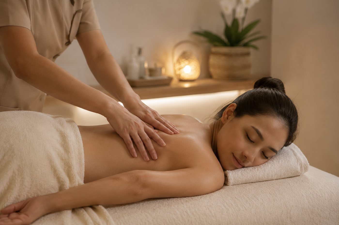 Massage traditionnel vietnamien chez Eva Spa — ambiance feutrée